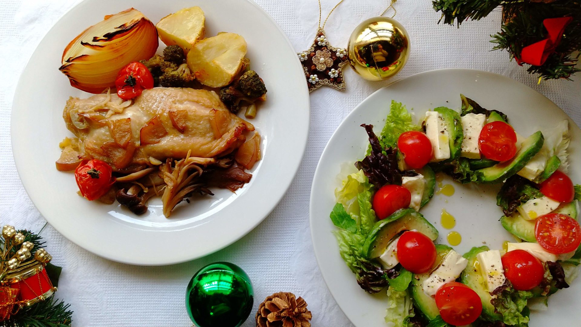 クリスマスディナーをなるべく健康的に手作りしたい にこみいるのqol同好会
